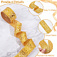 Ethnic Embroidery Polyester Flat Ribbons&nbsp;OCOR-WH0060-37A-4