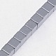 Electroplate Non-magnetic Synthetic Hematite Beads Strands&nbsp;G-J170A-4x4mm-M-4