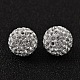 Polymer Clay Rhinestone Beads&nbsp;RB-H258-HD10mm-001-2