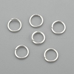 304 Stainless Steel Open Jump Rings, Round, Silver, 5x0.6mm, 22 Gauge, Inner Diameter: 3.8mm