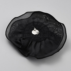 Flower Polyester Multi-strand Brooches&nbsp;JEWB-WH20003-05C
