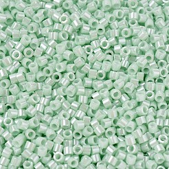 MIYUKIデリカビーズ  シリンダー  日本製シードビーズ  11/0  （db1536)不透明ライトミントセイロン  1.3x1.6mm  穴：0.8mm  約2000PCS /ボトル  10 G /ボトル&nbsp;SEED-JP0008-DB1536