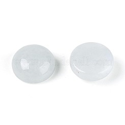 天然ミャンマー翡翠/ミャンマー翡翠カボション  半円  アクア  8x4mm&nbsp;G-T143-48A
