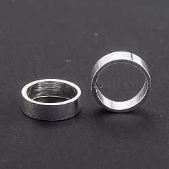 304ステンレススチールペンダントとリンクリング  リング形状  銀  6.5x2mm&nbsp;STAS-M289-01P