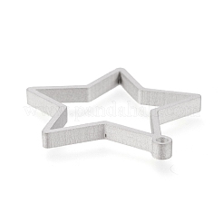 Tarnish Resistant 304 Stainless Steel Open Back Bezel Pendants&nbsp;STAS-K208-11P