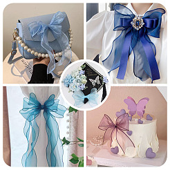 3 Rolls Polyester Organza Ribbons&nbsp;SRIB-TA0001-25