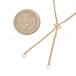 304 Stainless Steel Cable Chain Twisted Chain Slider Necklace Making&nbsp;AJEW-JB01512-01