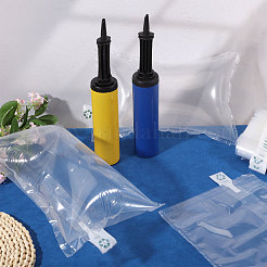 100個のインフレータブルPEとPAプラスチックバッグ  長方形  1個のPVC手動膨張ポンプ付き  透明  33x19.9x0.05cm&nbsp;ABAG-CO0001-04B