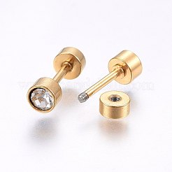 304 Stainless Steel Earlobe Plugs&nbsp;EJEW-H362-08G-C