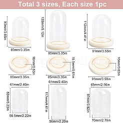 3 Style Glass Cover&nbsp;AJEW-SC0001-60A