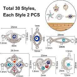 Silver Color Plated Alloy Links&nbsp;ENAM-NB0001-39