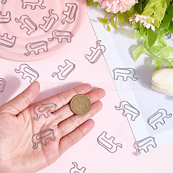 80Pcs Iron Paper Clip&nbsp;FIND-SP0004-77