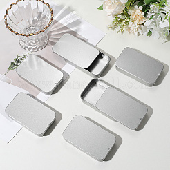 6Pcs Slide Top Tinplate Trinket Storage Boxes&nbsp;CON-SP0001-23F