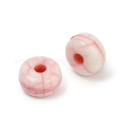 アクリル模造ターコイズビーズ  コラム  レッド  6x3.5mm  穴：1.6mm  約4545個/500g&nbsp;OACR-S047-19A