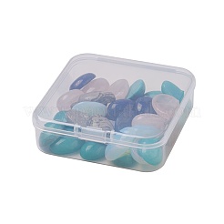 Natural & Synthetic Mixed Gemstone Cabochons&nbsp;G-JP0001-12