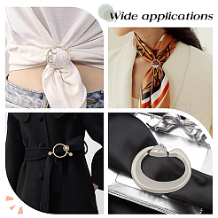 8Pcs 8 Style Alloy Resin Imitation Pearl Slide Buckles&nbsp;JEWB-GA0004-76
