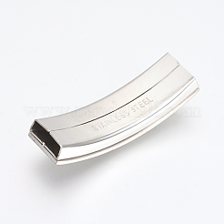 Tarnish Resistant 201 Stainless Steel Slide Charms&nbsp;X-STAS-R092-62