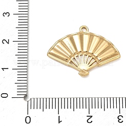 304ステンレススチールエナメルペンダント  花柄  イオンプレーティング（ip）  ゴールドカラー  ファンチャーム  28.5x25x2mm  穴：1.3mm&nbsp;SA-CBA800D-01E-G