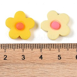 樹脂カボション  花  ミックスカラー  16.5x17x5.5mm  5個/カラー  8色  40個/セット&nbsp;CRES-CJ0001-11