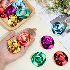 24Pcs 6 Styles Plastic Fascinator Hat for Doll&nbsp;DIY-GA0009-71