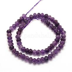 Natural Amethyst Beads Strands&nbsp;G-E362-04-6mm