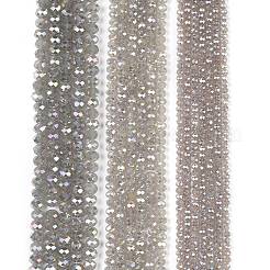 Electroplate Glass Beads Strands&nbsp;EGLA-A044-J4mm-B10