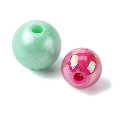 250Pcs 2 Styles Opaque Acrylic Beads&nbsp;MACR-FS0001-63