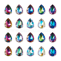 100Pcs 10 Colors Sew on Rhinestone&nbsp;DIY-CW0001-38