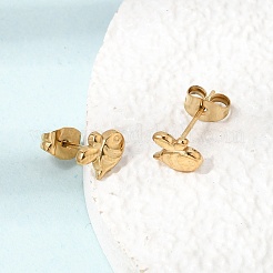 304 Stainless Steel Stud Earrings&nbsp;SA-CBABF3F-14G-02