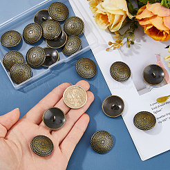 20Pcs Alloy Shank Buttons&nbsp;BUTT-FH0001-036A