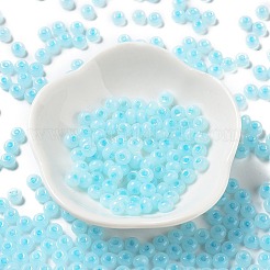 Imitation Jade 3/0 Glass Seed Beads&nbsp;SEED-Z001-A-A06