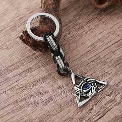All-Seeing Eye 304 Stainless Steel & Resin Keychains&nbsp;PW0375