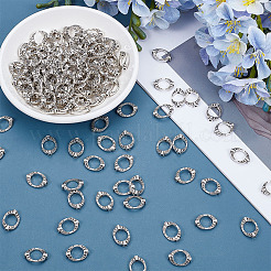 200Pcs Oval Tibetan Style Alloy Bead Frame&nbsp;TIBE-ME0001-12
