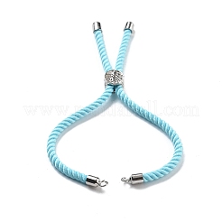 Twisted Nylon Cord Silder Bracelets&nbsp;DIY-B066-03P-13