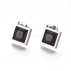 Cubic Zirconia Stud Earrings&nbsp;EJEW-G267-02P