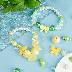 170Pcs 17 Styles Opaque & Transparent Acrylic Beads&nbsp;MACR-SC0002-15