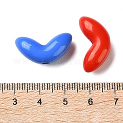 不透明なアクリルビーズ  葉  12x23x8.5mm  穴：3.5mm  約381個/500g&nbsp;OACR-P034-08A-M