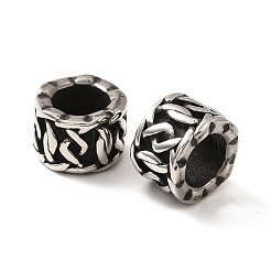 316 Surgical Stainless Steel European Beads&nbsp;STAS-A060-16AS