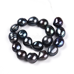 Natural Cultured Freshwater Pearl Beads Strands&nbsp;PEAR-N014-09A-05