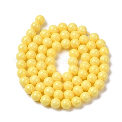 Cubic Zirconia Imitation Pearl Bead Strands&nbsp;ZIRC-P109-03C-04