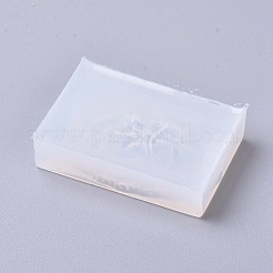 シリコンモールド  レジン型  UVレジン用  エポキシ樹脂ジュエリー作り  花  ホワイト  47x31.5x10.5mm&nbsp;DIY-WH0148-57