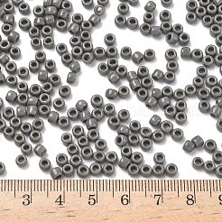 トーホー 6/0ラウンドビーズ  日本製シードビーズ  （53d）不透明なダークグレー  4mm  穴：1.5mm  約168個/10g&nbsp;X-SEED-TR06-0053D
