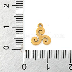 304 Stainless Steel Charms&nbsp;STAS-Z076-01G-03