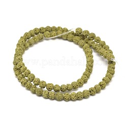 Natural Lava Rock Round Bead Strands&nbsp;X-G-E257-10