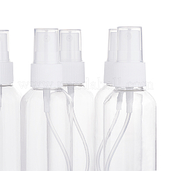 80ml透明ペットプラスチック香水スプレーボトルセット  PPのプラスチック漏斗ホッパーとPEのプラスチックスポイト  丸い肩  透明  128.5x36.5mm  容量：80ミリリットル  32個/セット&nbsp;MRMJ-BC0001-57