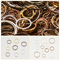 480Pcs 12 Styles Brass Linking Rings&nbsp;KK-WR0001-19