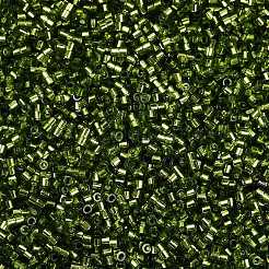 Baking Paint Silver Lined Glass Seed Beads&nbsp;SEED-H003-09D
