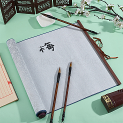 ポリエステル＆プラスチック＆合金製中国書道筆 水書きマジッククロス 1枚  3本 3種類のスタイルの中国書道筆ペン  ライトグレー  400x43x34mm&nbsp;AJEW-PH0008-93B