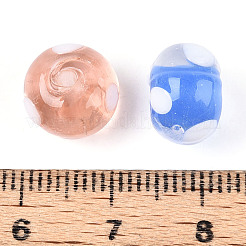 Handmade Lampwork Beads Strands&nbsp;LAMP-N036-11A-01