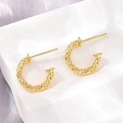 Brass Stud Earrings&nbsp;KK-Z166-10G